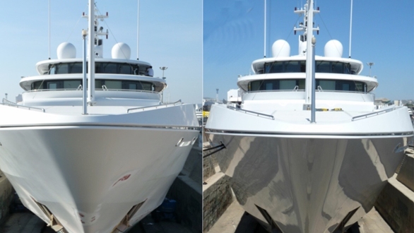 Image forHigh Gloss Superyacht Paint Protection with a 2 year warranty